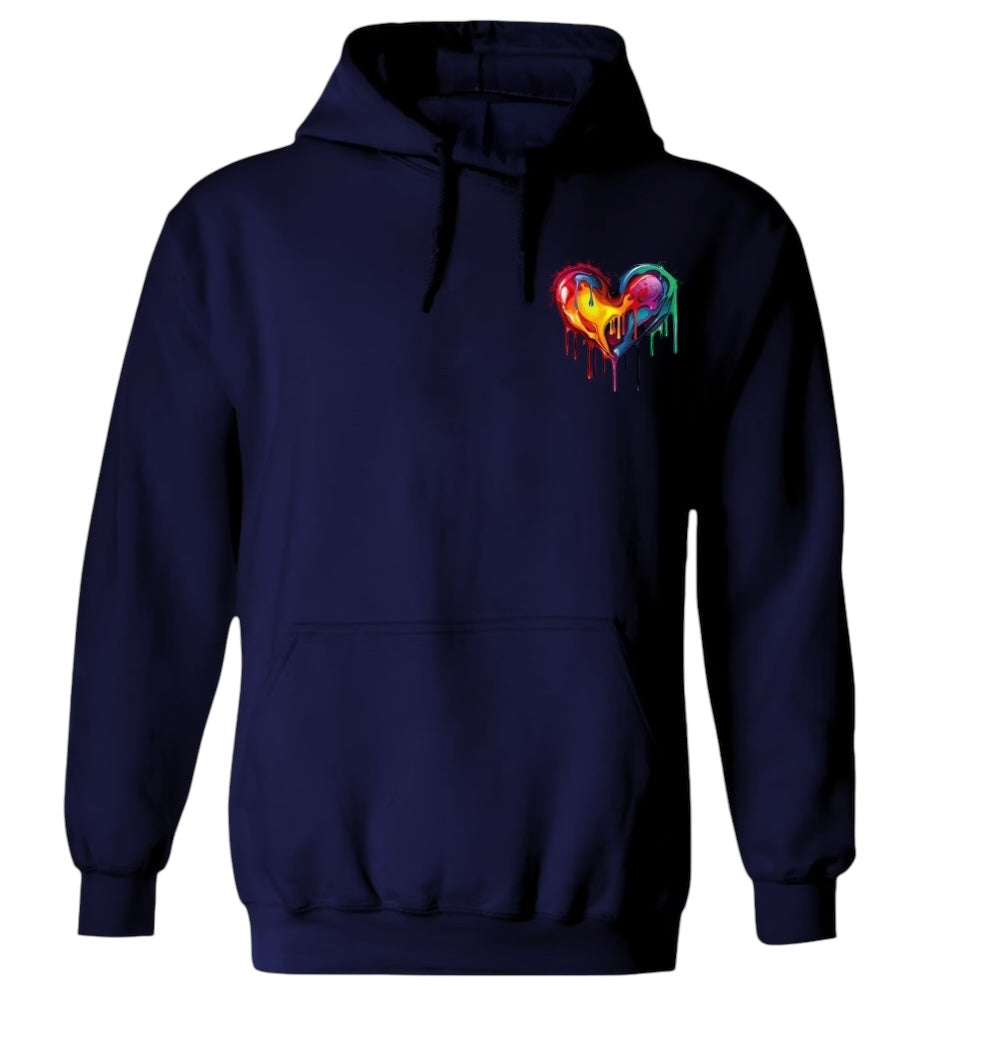 Dripping Heart Unisex Heavy Blend™ 50/50 Hoodie