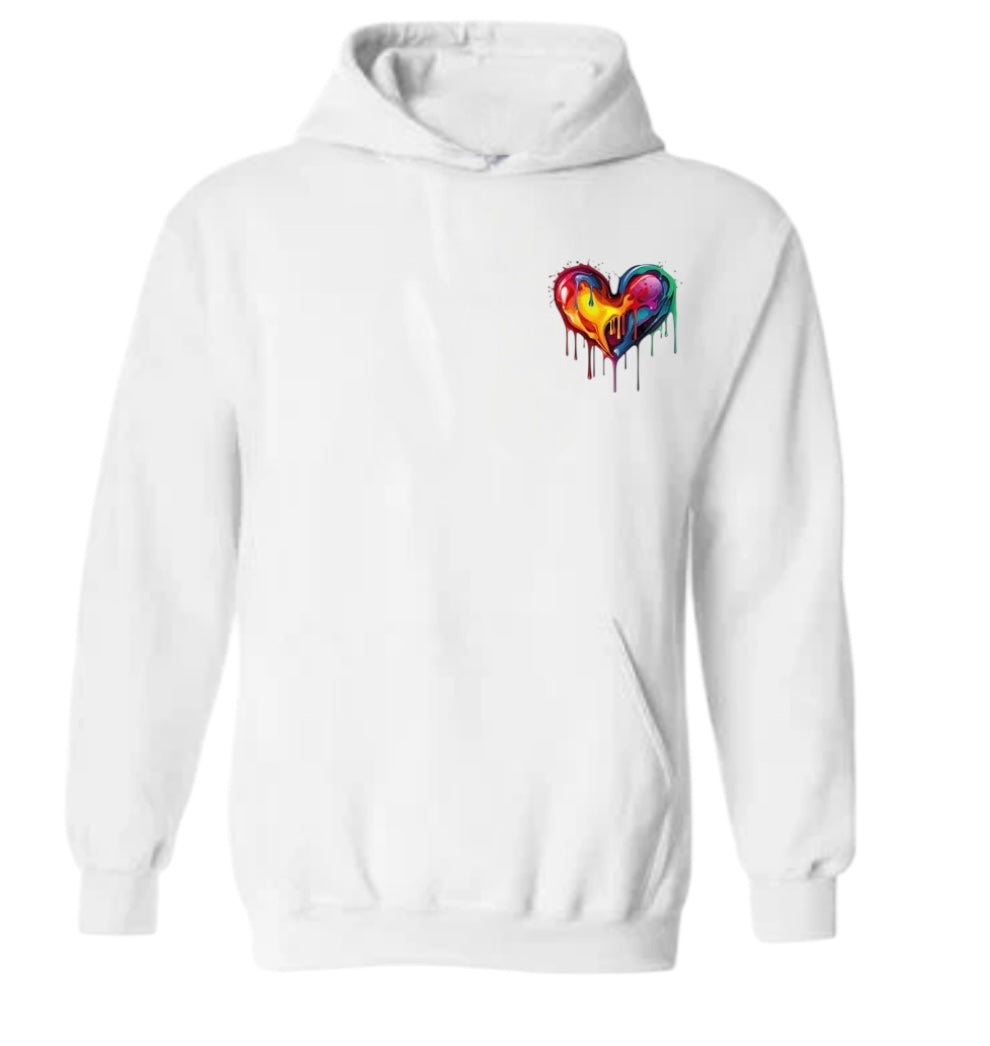 Dripping Heart Unisex Heavy Blend™ 50/50 Hoodie