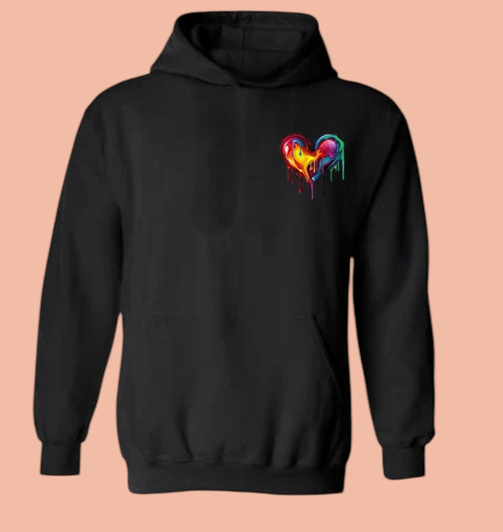 Dripping Heart Unisex Heavy Blend™ 50/50 Hoodie