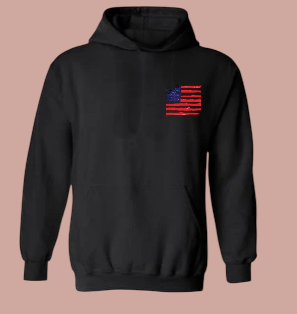 July 4th Flag Unisex Heavy Blend™ 50/50 Hoodie