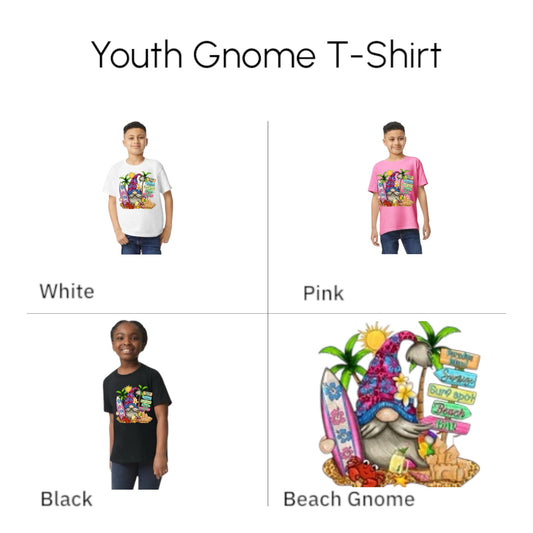 Beach Gnome Youth Heavy Cotton T-Shirt