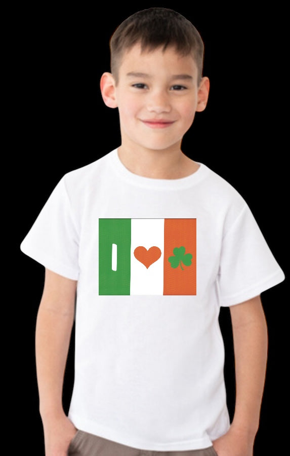 Irish Flag Youth Heavy Cotton T-Shirt