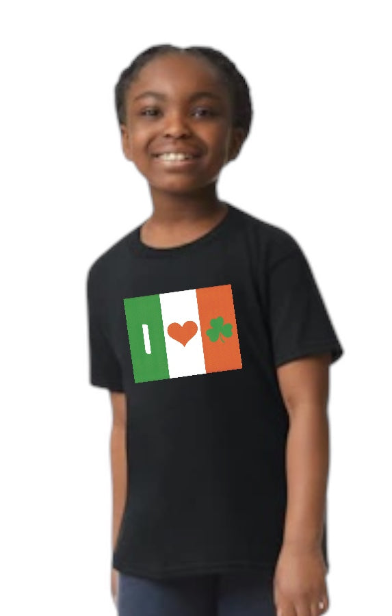 Irish Flag Youth Heavy Cotton T-Shirt