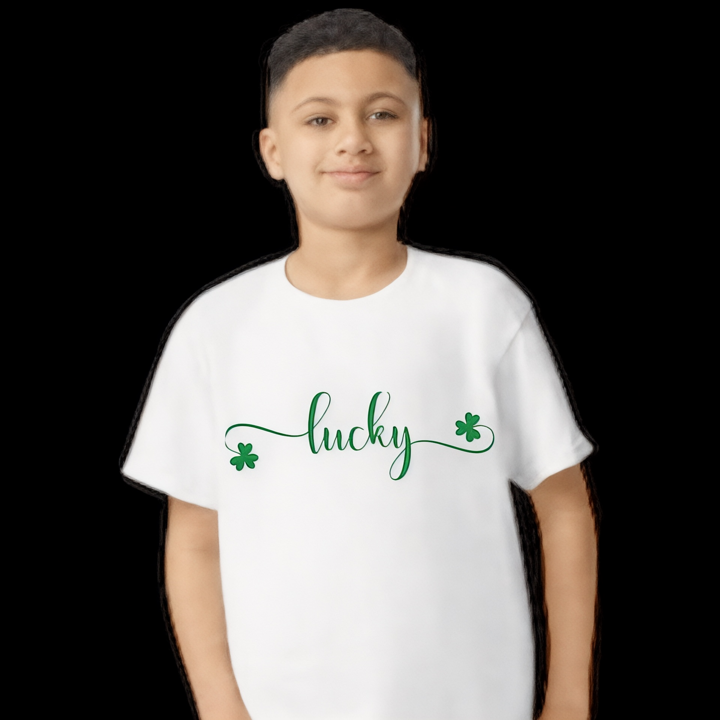 Lucky Clovers Youth Heavy Cotton T-Shirt