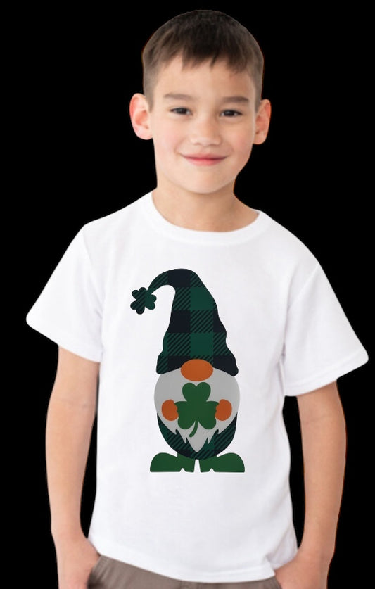 St. Patrick’s Day Gnome Youth Heavy Cotton T-Shirt