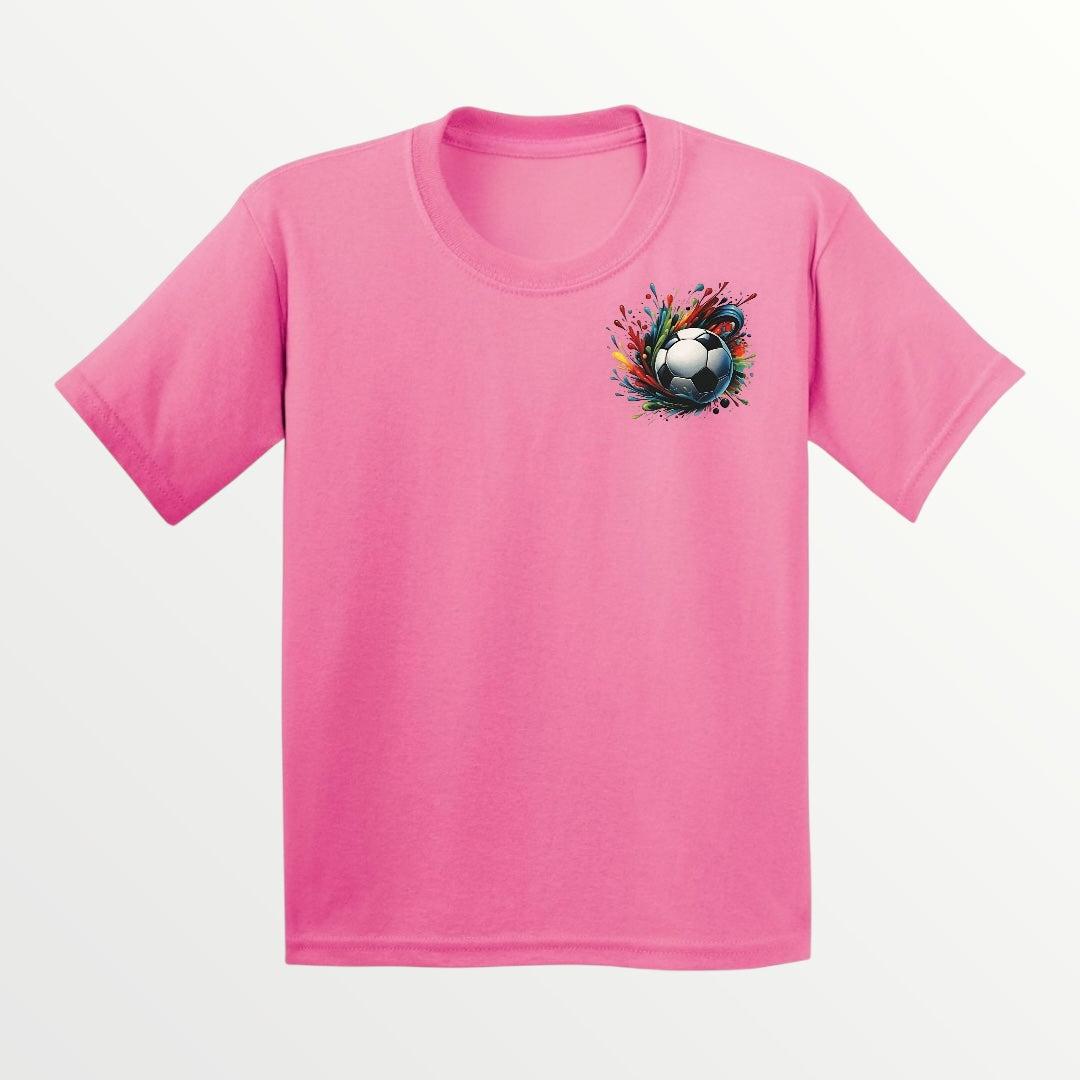 Soccer Ball Youth Heavy Cotton T-Shirt