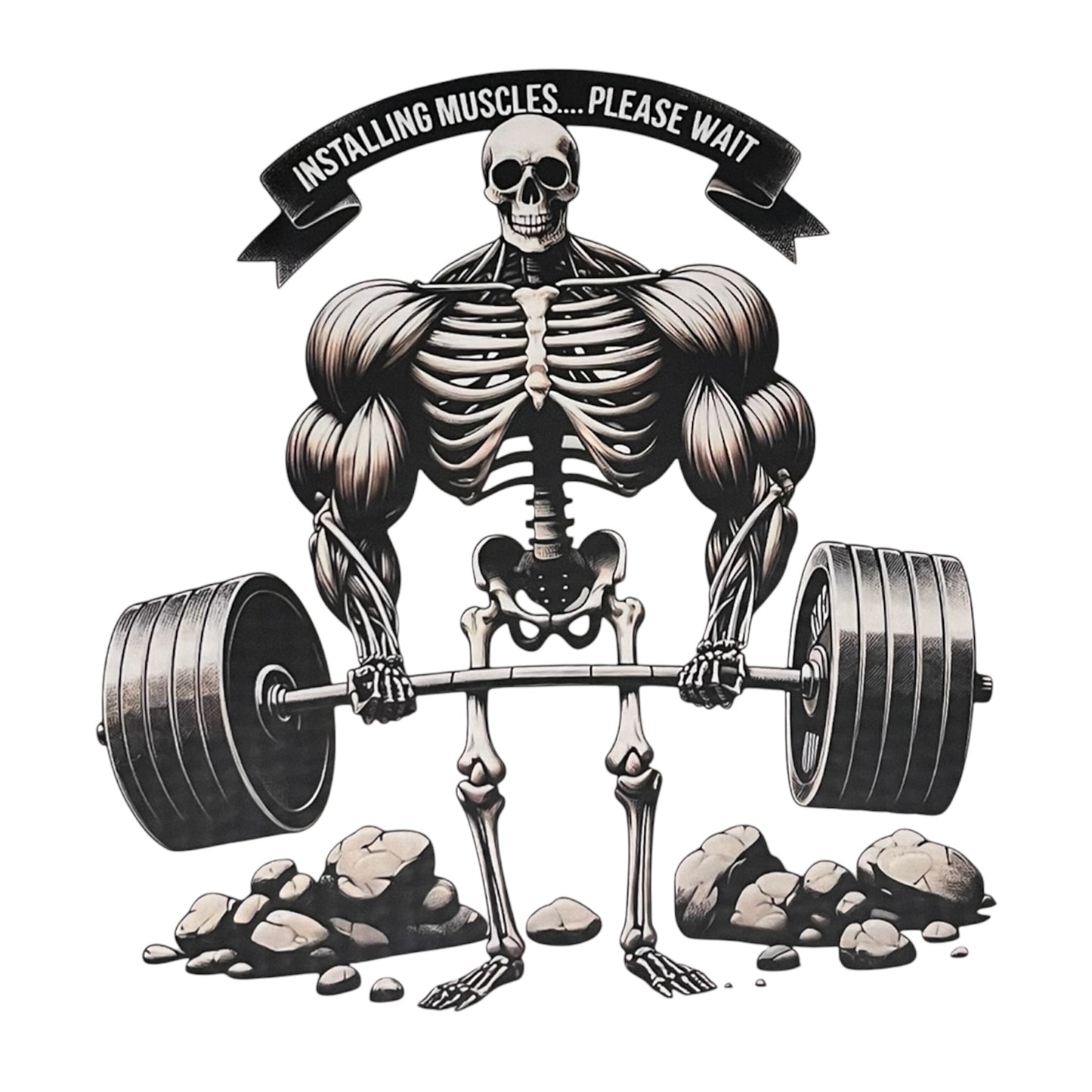 Installing Muscles….Cali Crop Black T-Shirt