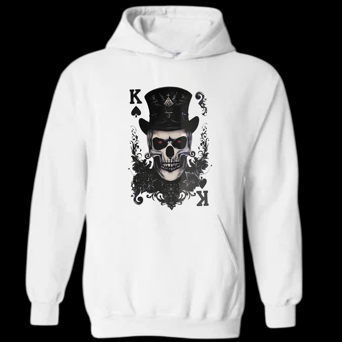 King of Spades Skull Unisex Heavy Blend™ 50/50 Hoodie