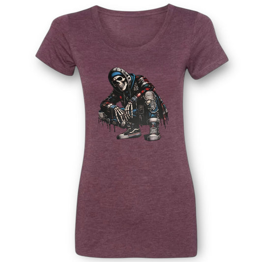 Skeleton Women's Short-Sleeve T-Shirt