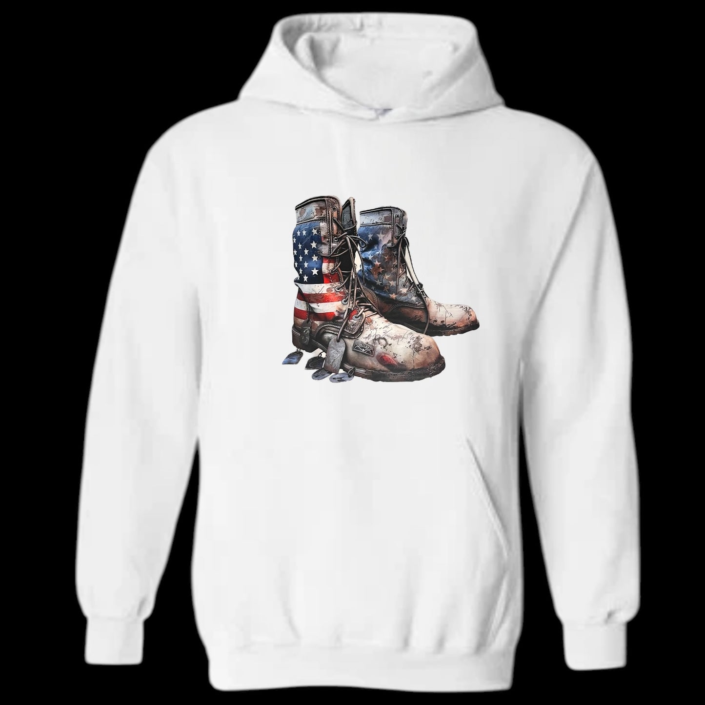 Support the Troops Unisex Heavy Blend™ 50/50 Hoodie