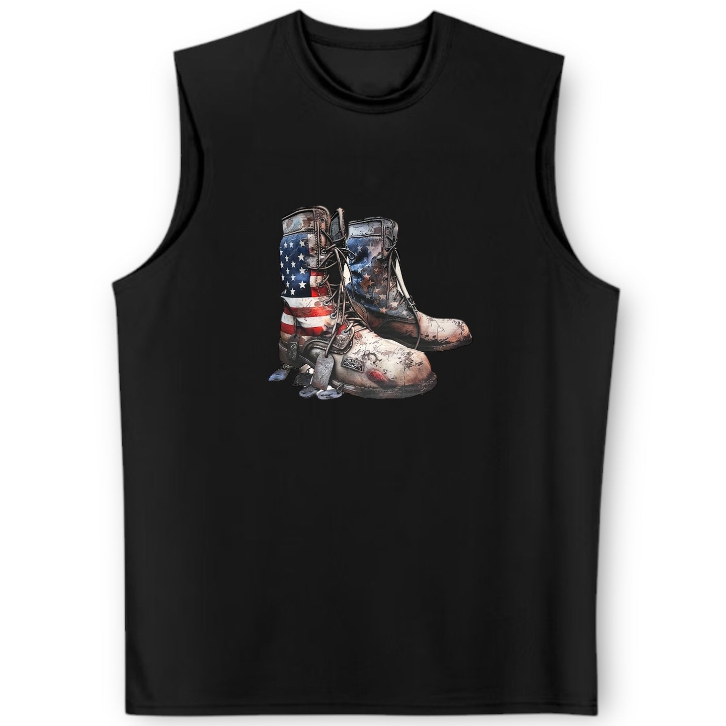 Support the Troops Cooling Men's Performance Muscle T-Shirt