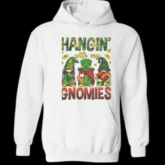 Hangin' With My Gnomies St. Patrick's Day Unisex Heavy Blend™ 50/50 Hoodie