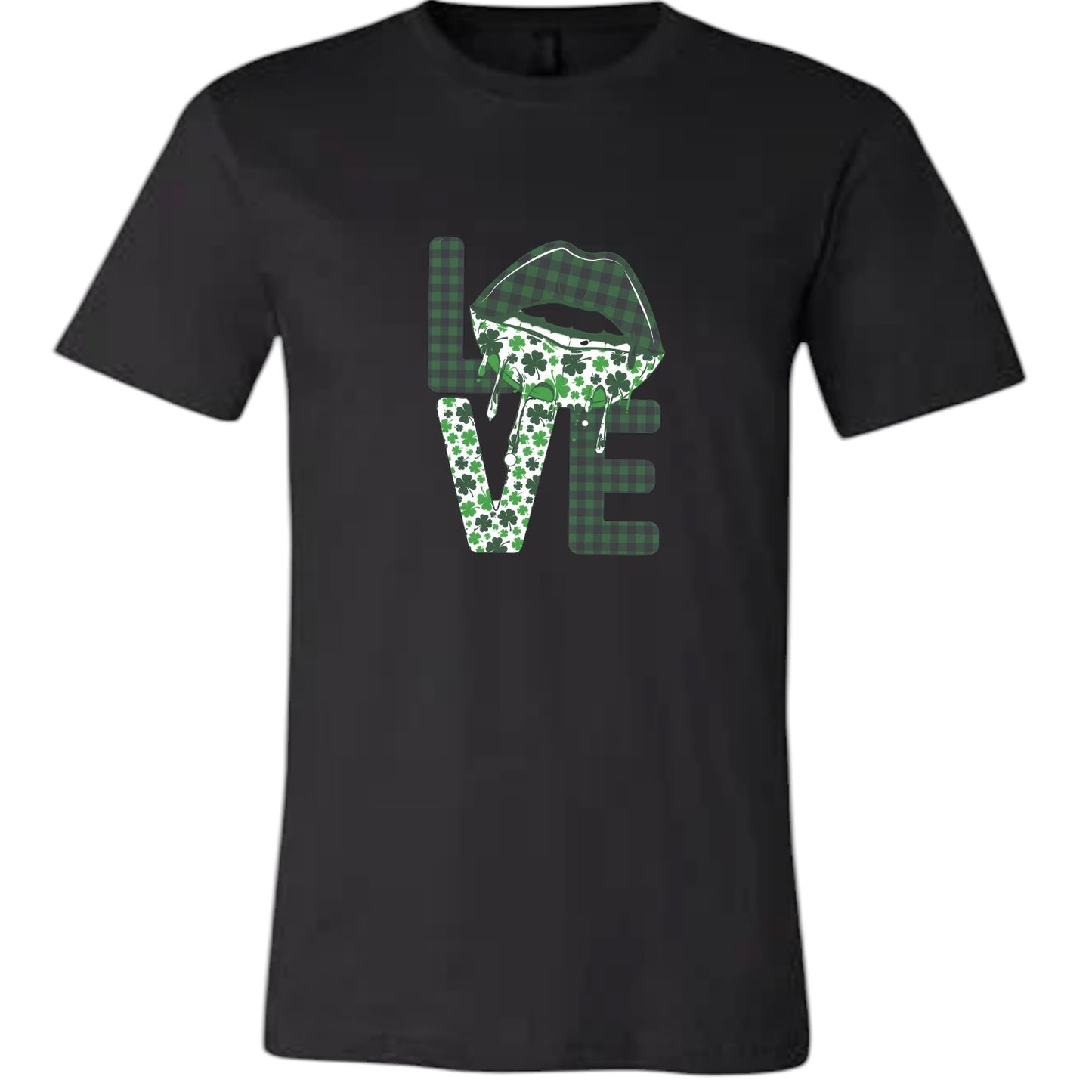 Love Lips St. Patrick's Day Unisex Jersey T-Shirt