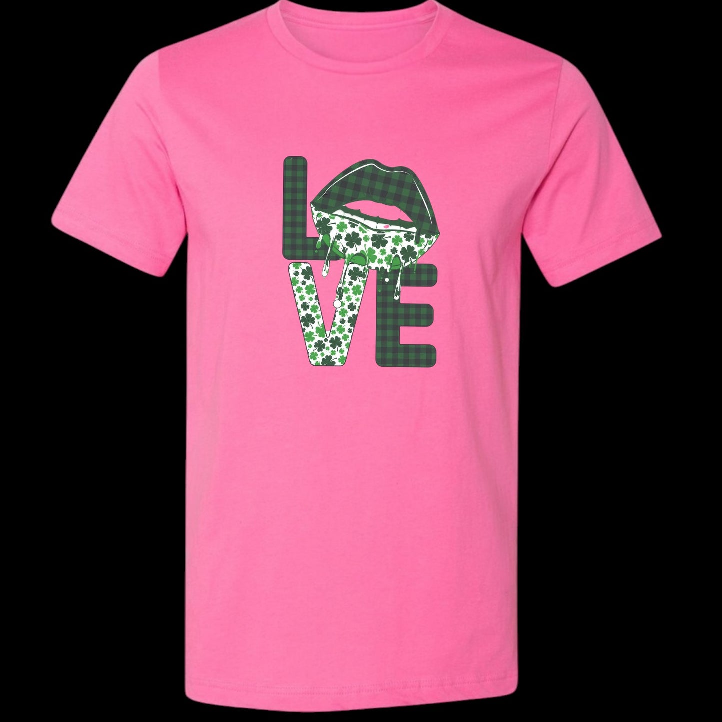 Love Lips St. Patrick's Day Unisex Jersey T-Shirt