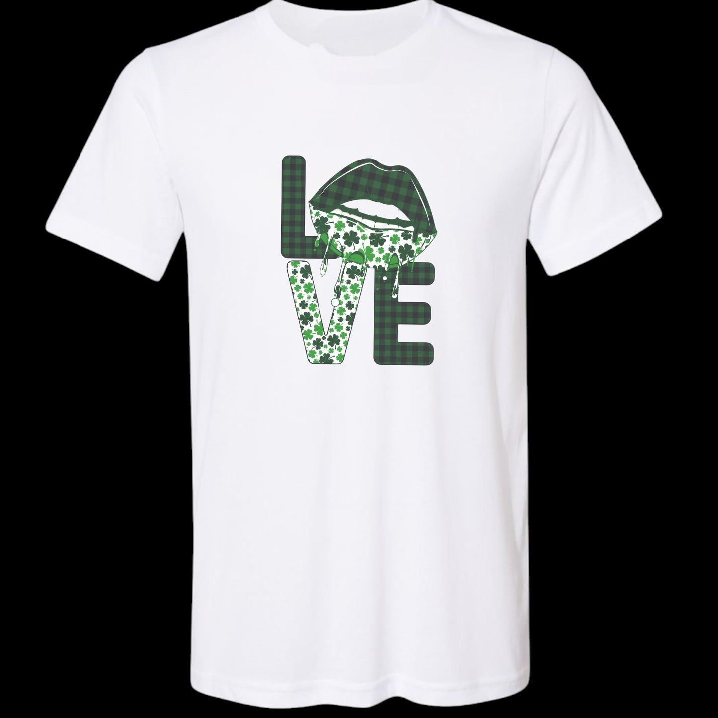 Love Lips St. Patrick's Day Unisex Jersey T-Shirt