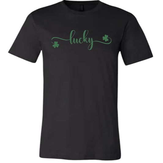 Lucky St. Patrick's Day Unisex Jersey T-Shirt